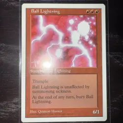 Ball Lightning MTG Core Set 5th Edition Regular - Image 1