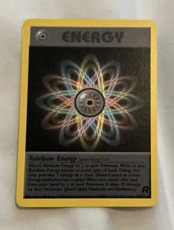 Pokemon TCG Rainbow Energy Team Rocket 80/82 Regular Rare - NM/LP - Image 1