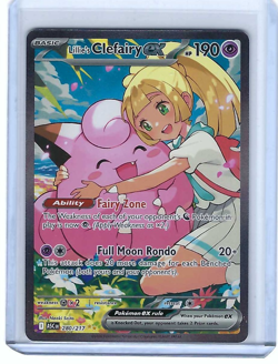 Pokemon Lillie's Clefairy EX Holo Illustration Rare 280/217 Ascended Heroes TCG - Image 1