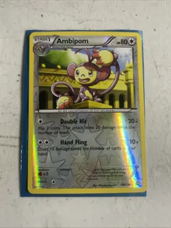 Ambipom - 100/124 - Reverse Holo - Black & White 6: Dragons Exalted - Pokemon - Image 1