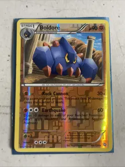 Boldore - 66/124 - Uncommon - Reverse Holo Pokemon Dragons Exalted - Image 1