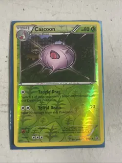 Pokemon TCG Cascoon 9/124 Reverse Holo B&W Dragons Exalted 2012 English - Image 1