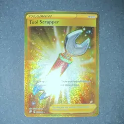 Pokemon Tool Scrapper Trainer Full Art Secret Rare Holo 208/192 Rebel Clash - Image 4