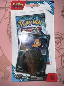 Pokemon TCG Journey Together Scraggy Promo Blister Pack SEALED Booster Pack - Image 1