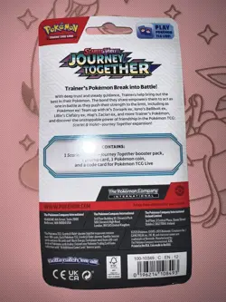 Pokemon TCG Journey Together Scraggy Promo Blister Pack SEALED Booster Pack - Image 2