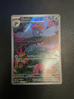 Pokemon Gloom Illustration Rare Obsidian Flames #198/197 - Image 1