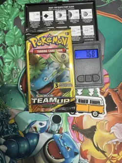 Pokemon TCG Sun & Moon Team Up Mini Booster Pack Venusaur & Celibi Sealed 7.68G - Image 1