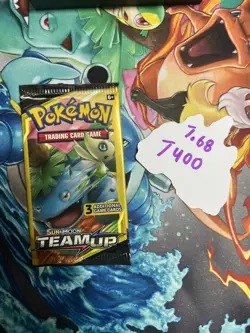 Pokemon TCG Sun & Moon Team Up Mini Booster Pack Venusaur & Celibi Sealed 7.68G - Image 3