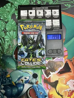 Pokemon TCG Fates Collide Booster Pack of 10 Cards Factory Sealed 19.98G - Image 1
