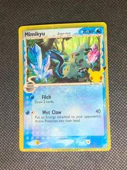 Mimikyu SWSH136 - Celebrations Promo Pokemon Card - NM - Image 1