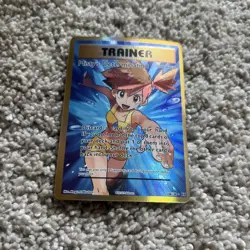 Pokemon TCG Trainer Misty's Determination Full Art Holo Card 108/108 Evolutions - Image 1