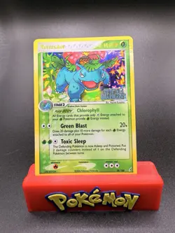 Venusaur 28/100 EX Crystal Guardians Pokemon Card Reverse Holo Foil Rare MP - Image 1