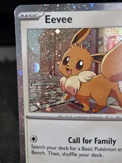 Eevee - Foot SWIRL (Cosmos Holo) Promo SV: Scarlet & Violet Promo Cards SVP 200 - Image 2