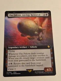 The Falcon, Airship Restored X1 (Extended Art) FIC MTG Commander: Final Fantasy - Image 1