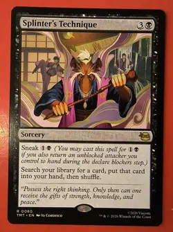 MTG, SPLINTER'S TECHNIQUE, 0080, RARE, NM, TMT, REGULAR FINISH - Image 1