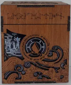 MTG Commander Deck Box 5 COLOR wood acrylic magnets Magic the Gathering - Image 3