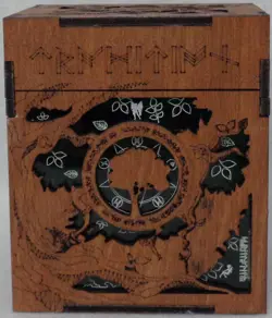 MTG Commander Deck Box 5 COLOR wood acrylic magnets Magic the Gathering - Image 5