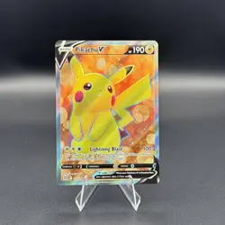 Pokemon TCG Pikachu V Full Art 157/172 Brilliant Stars - Image 1