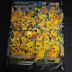 Pikachu V-UNION 4-Card Set Pokemon TCG V-UNION English - Image 1