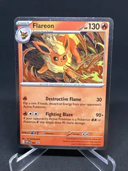 Flareon Vaporeon Jolteon Black Star Promo Pokemon 167 168 169 Swirl Cosmos Holo - Image 4
