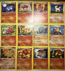 Lot of 40 2011 Pokemon Cards, Red , Purple , Blue , Holo Mixed - Image 2