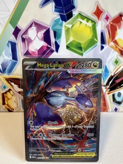 Mega Latias ex 181/132 Special Illustration Rare (SIR) Pokemon Mega Evolution NM - Image 1
