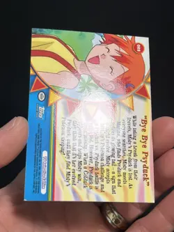 2000 Topps Pokemon TV Series 3 Orange Islands Bye Bye Psyduck Foil #OR8 - Image 4