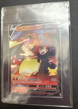 Pokemon TCG Lance's Charizard V SWSH133/307 SWSH Black Star Promos NM - Image 1