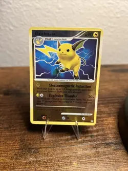 Raichu 15/123 LP Reverse Holo Rare Mysterious Treasures 2007 Pokemon TCG - Image 1