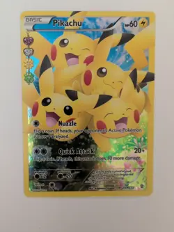 Pikachu Full Art Holo RC29/RC32 Pokemon XY: Generations Radiant Collection NM - Image 4