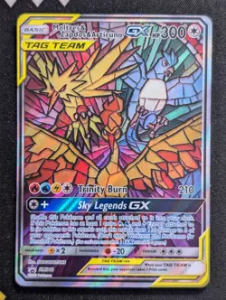 Moltres & Zapdos & Articuno GX SM210 SM Promos Pokemon MINT Holo - Image 1