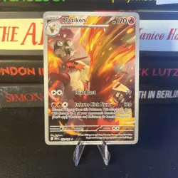 Pokemon TCG Blaziken 192/182 Destined Rivals Illustration Rare NM - Image 1
