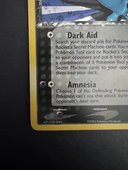 Pokemon TCG Rockets Wobbuffet 47/109 ex Team Rocket Returns Reverse Holo Stamped - Image 3