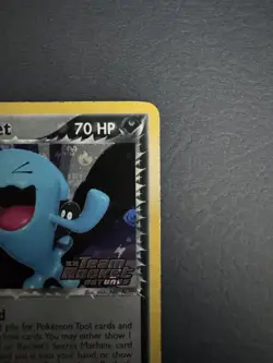 Pokemon TCG Rockets Wobbuffet 47/109 ex Team Rocket Returns Reverse Holo Stamped - Image 5