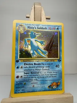Pokemon TCG Misty's Golduck Gym Challenge 1st Edition Holo Rare 70 HP 12/132 - Image 2