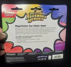 Pokemon TCG Mega Evolution Ascended Heroes Tech Sticker Collection GASTLY - Image 2
