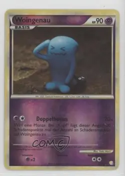 Wobbuffet German Reverse Foil Pokemon HeartGold & SoulSilver #13 2010 - Image 1