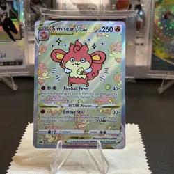 Simisear VSTAR GG37/GG70 Crown Zenith: Galarian Gallery Pokemon TCG - Image 1