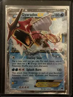 Pokemon Gyarados EX 26/122 BREAKpoint Holo English Pokemon-EX Pokemon TCG - Image 1