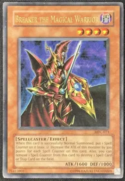 Yugioh Breaker The Magical Warrior Unlimited Edition Ultra Rare MFC-071 HP - Image 1