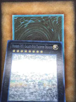 Yugioh Number 107: Galaxy-Eyes Tachyon Dragon LTGY-EN044 Ghost Rare 1st Ed LP - Image 4