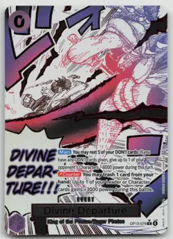 Divine Departure OP13-076 (Manga Event) NM English Alt Art One Piece TCG - Image 1