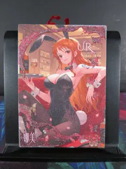 Nami UR Rare Card Bunny Glitter Premium One Piece Anime Collectible CCG - Image 1