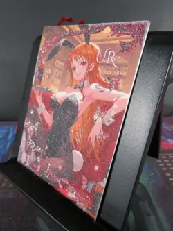 Nami UR Rare Card Bunny Glitter Premium One Piece Anime Collectible CCG - Image 2