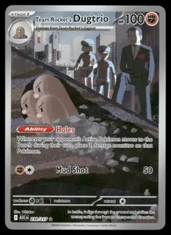 Pokemon Cards Team Rocket's Dugtrio 239/217 ME: Ascended Heroes - Image 1