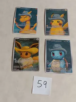 4Pokemon x Van Gogh Black Star Promo ACG Art Card - READ DESCRIPTION - Image 1