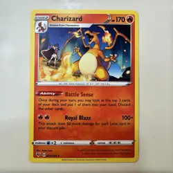 Pokemon Vivid Voltage Charizard Card 25/185 LP - Image 1