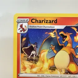 Pokemon Vivid Voltage Charizard Card 25/185 LP - Image 3