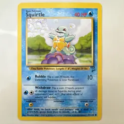 SQUIRTLE - 93/130 - Base Set 2 - Pokemon Card - NM - Image 1