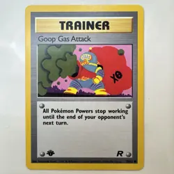 Pokemon TCG Goop Gas Attack 78/82 1st Edition Team Rocket LP Pokemon Card - Image 1